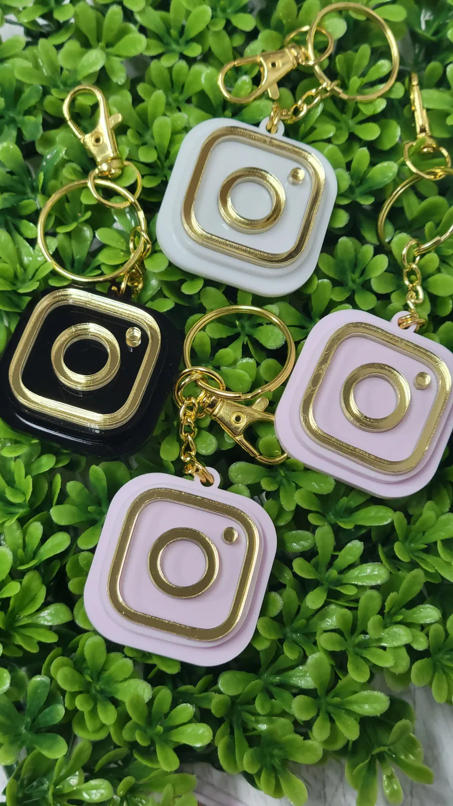 Social QR keychain
