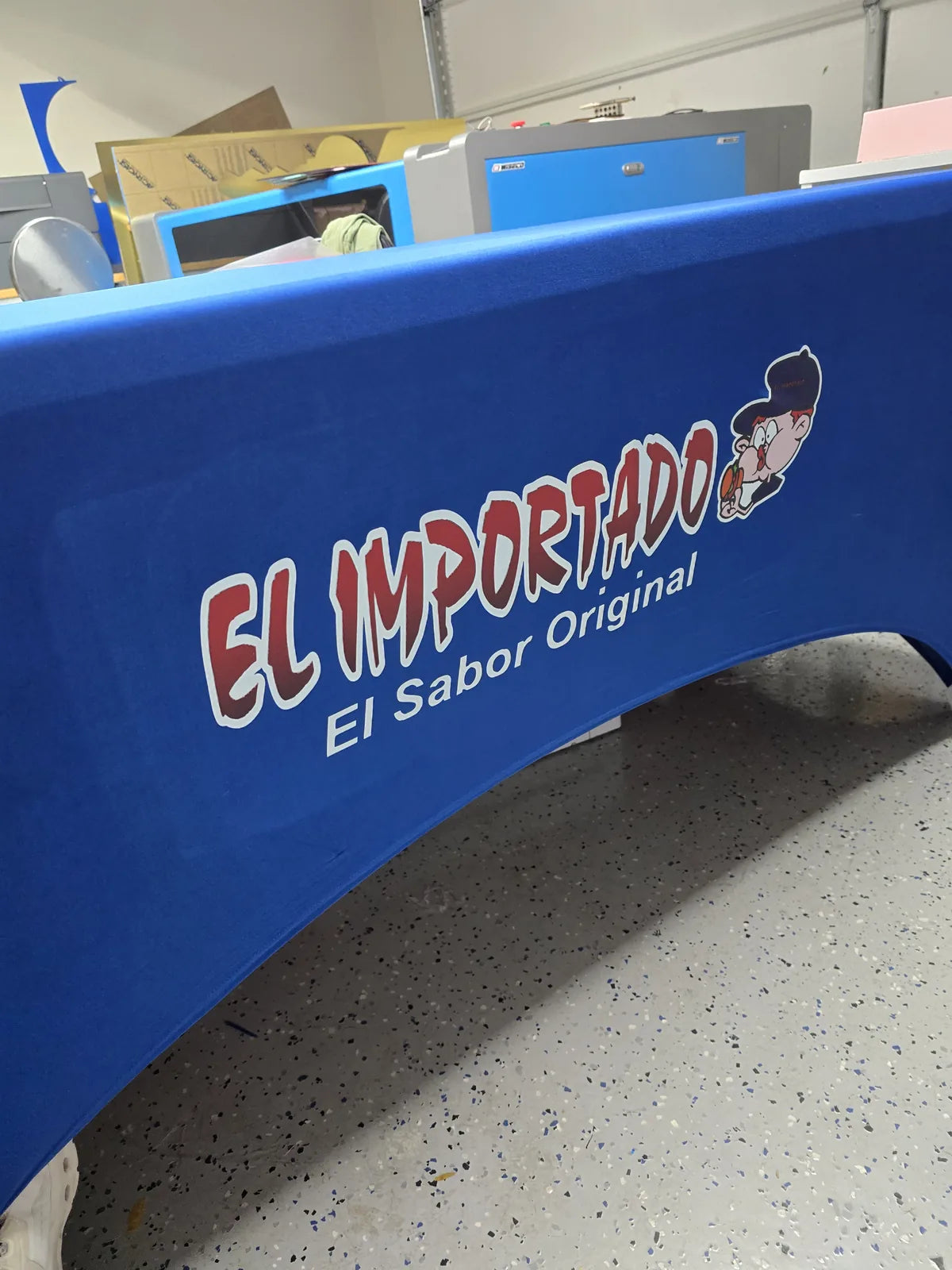Custom printed table cover