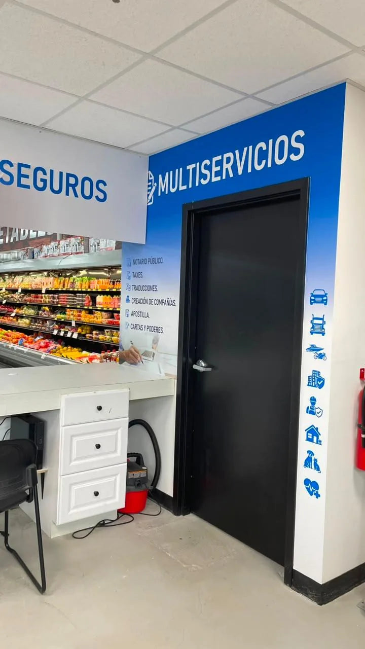 Retail wall wrap