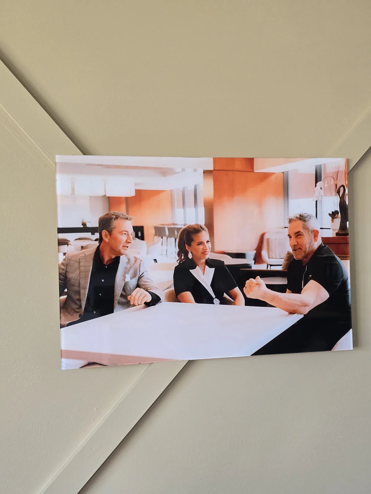 Custom acrylic photo piece